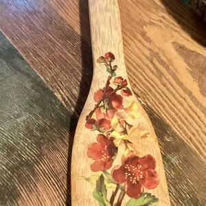 Floral Wooden Spoon (Large)